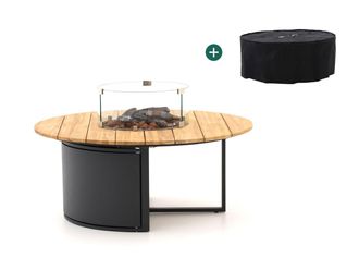 Cosi loft lounge vuurtafel &oslash;120cm (h: 50cm)