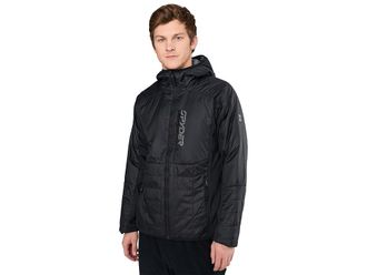 Spyder Glissade Hybrid Hooded Jacket Mens Coat Black : 2XL, Polyester