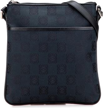 Loewe Pre-owned Loewe Anagram Canvas Crossbody Ladies 90403