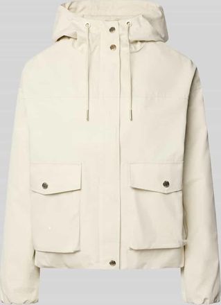 s.Oliver Red Label Regular Fit Parka aus Baumwoll-Mix in Kitt, Gr&ouml;&szlig;e 32