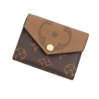 Louis Vuitton Brown Noir Monogram Reverse Wallet (Tri-Fold) (Pre-Owned)