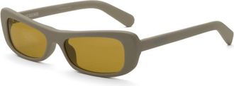 Jacquemus Ladies Black Rectangular Sunglasses JAC/55?7