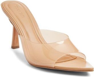 Open Edit Piper Sandal in Beige-Clear at Nordstrom, Size 8.5