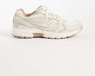 Saucony Grid Legacy sneakers color crema e bianco