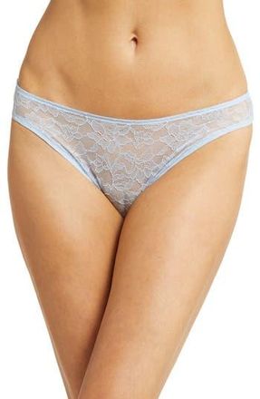 Skarlett Blue Paradise High Cut Lace Bikini in Dove Blue at Nordstrom Rack, Size Xx-Large
