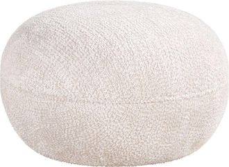 Richmond Interiors Design Sitzpouf Jace ø 65 cm, Cream