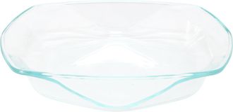 Gibson Soho Lounge Carnegie Hill 14 inch x 12 Inch x 2.8 Inch Tempered Glass Baking Pan with Built-in Handles