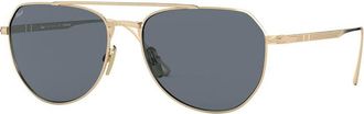 Persol PO5003ST 800056 Mens Sunglasses Gold Size 54