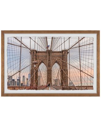 Marmont Hill The Iconic Brooklyn Bridge Framed Print