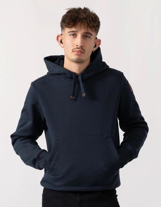 Parajumpers Mens Parajumpers Everest Mens Hooded Sweatshirt - Blue Navy 316 - Black - Size: 42