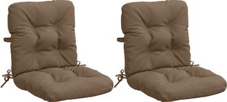 vidaXL Cojines Para Sillas De Respaldo Alto En 2 Piezas Vianen 2 Pcs Vidaxl