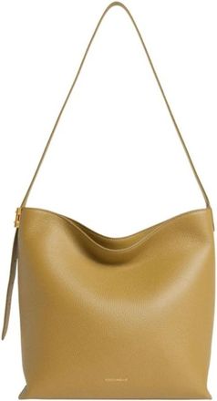 Coccinelle C-Me Lock - Dames - Schoudertassen - Geel - ONE Size - Leer - Tassen