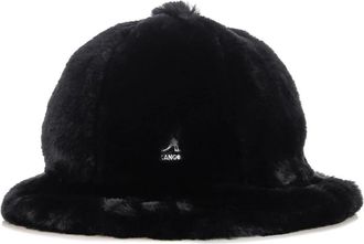 Kangol Faux Fur Bucket Hat Casual Zwart - Heren - Hoeden - Zwart - XL - Polyester - Accessoires