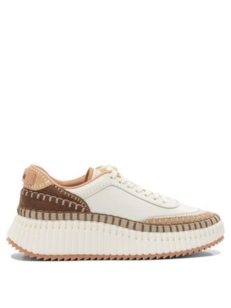 Chlo&eacute; Nama Sneakers & Slip-On Beige