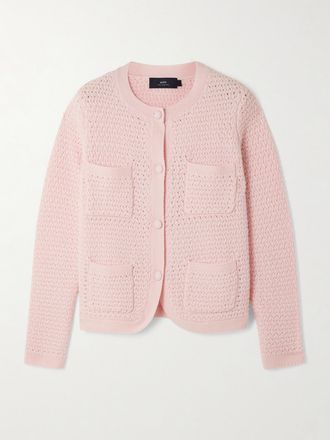 arch4 Cardigan In Cashmere Biologico Tulip - Rosa