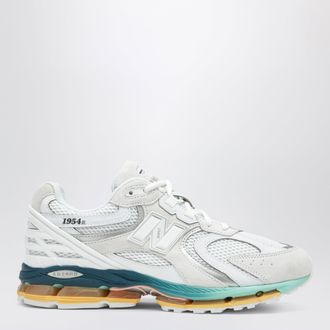 New Balance White and mint green 1954R sneakers