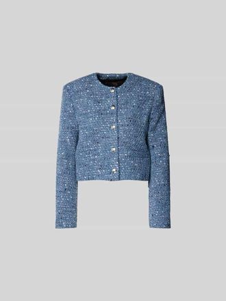 Anine Bing Jacke mit Knopfleiste in Blau, Gr&ouml;&szlig;e M