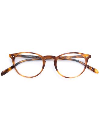 Oliver Peoples Riley-R glasses - unisex - Acetate - 47 - Brown