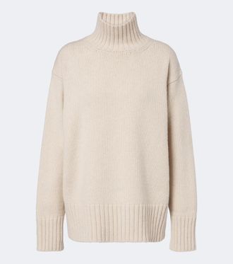 R&oacute;he R&oacute;he Pullover in lana e cashmere a collo alto