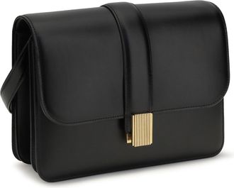 Khaite Womens Shoulder Bag Blake Black Calf Leather