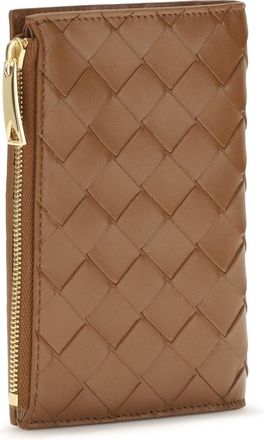 Bottega Veneta Womens Wallet Lambskin Tannin-Gold Tannin Gold & Purses
