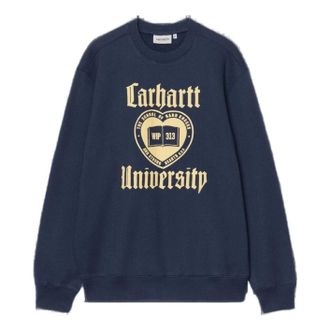 Carhartt Work in Progress Schooling Fleece Sweatshirt Navy I035642-VQ-XX