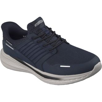 Skechers Slade Luther Heren Navy Synthetische / Mesh Sneakers