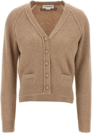Victoria Beckham Stepped Hem Cardigan