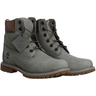 Timberland 6inch Premium Waterproof Womens Grey Boots - Size UK 5