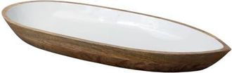 Be Home Madras Oval Dish in Brown at Nordstrom, Size Medium