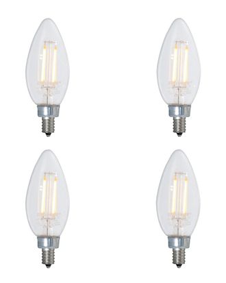 Bulbrite Set Of 4 Led 4.5W Dimmable Light Bulbs