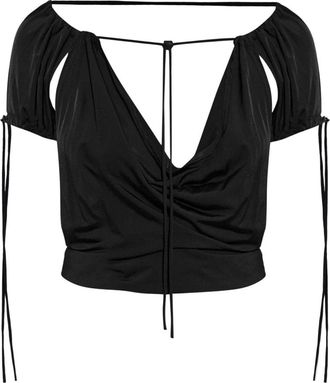 Charlotte Knowles Knwls - Cu Top - Dames - Blouses & Shirts - Zwart - Maat: M