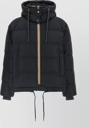 Brunello Cucinelli down hooded short parka coat