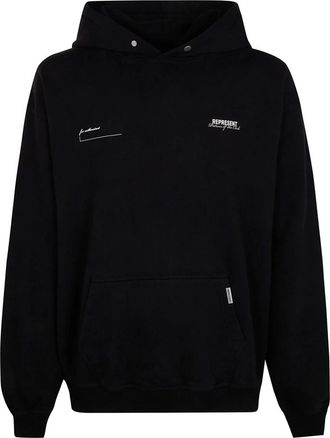 Represent Represent, Heren, Sweatshirts & Hoodies, Zwart, Maat: L Katoen