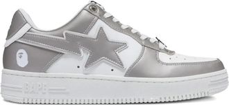A Bathing Ape Bape Sta 4 sneakers met logo - Zilver