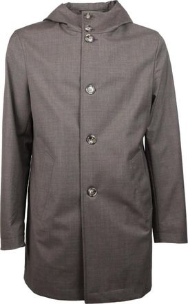 Loro Piana Heren, Mantels, Bruin, Maat: 2XL Wol