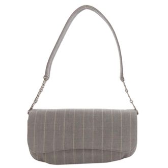Bally Canvas Shoulder Bag (Pre-Owned)