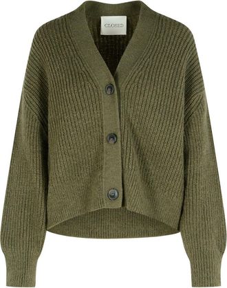 Closed Green Alpaca Blend Cardigan