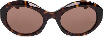 Balenciaga Zonnebril - Dames - Zonnebrillen - Bruin - ONE Size - Accessoires