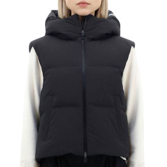 Herno Womens Laminar Sleeveless Jacket In Black