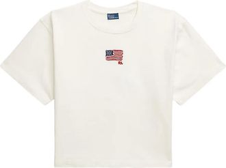 Polo Ralph Lauren T-shirt con ricamo - Bianco