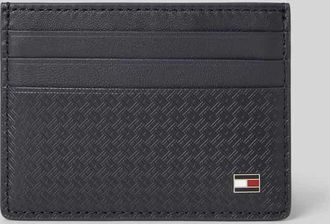 Tommy Hilfiger Portemonnaie aus echtem Rindsleder in Marine, Gr&ouml;&szlig;e 1