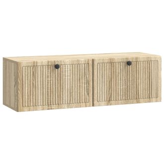 vidaXL Mueble Para Tv De Pared Roble Sonoma 98 X 31 X 30 Cm Vidaxl