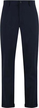 THE (ALPHABET) De Broek - Heren - Chinos - Blauw - L - Leer - Broeken