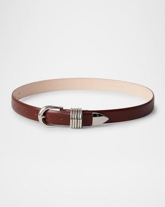 D&eacute;hanche Hollyhock Suede Belt