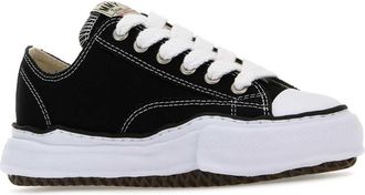 Miharayasuhiro Canvas Low-Top Sneakers - Black