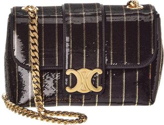 Celine Celine Victoire Mini Leather Shoulder Bag