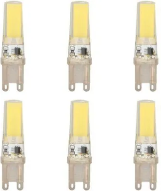 OEM Lampadine Led Cob G9, 6 Pezzi, Dimmerabili, Professionali, Di Ricambio Per Lampade Da Parete E Da Tavolo, Luce Bianca, 220 V