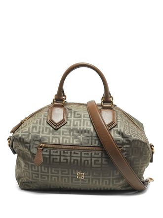 Givenchy large Nightingale satchel bag - women - Nylon/Calf Leather - One Size - Green