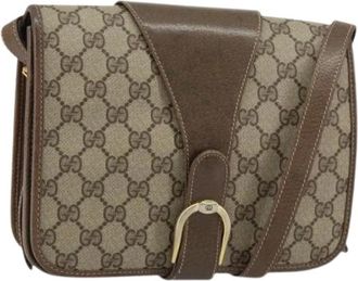 Gucci Pre-owned Cross Body Bags, female, Beige, Size: ONE SIZE Pre-owned Plastic Crossbody Bag